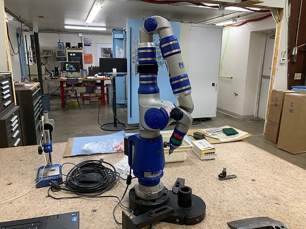 Detailed Faro arm measurement during part capture